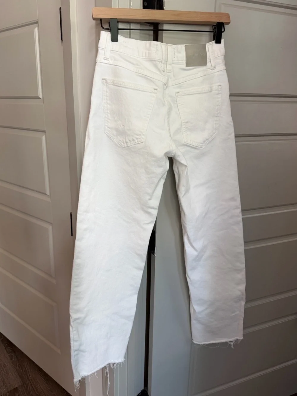 We The Free Risk Taker Mid-Rise Jeans in White - Picture 4 of 9